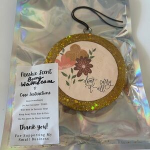 Berry Wafflecone Floral Hanging Freshie For Car Or Closet